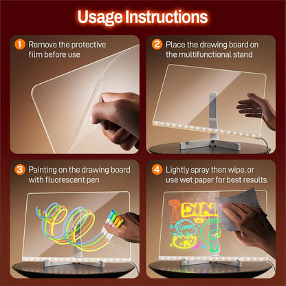 Light-Up Drawing Board for Kids